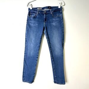 AG Adriano Goldschmied Jeans Women 30 Stevie Ankle Slim Straight Mid Rise